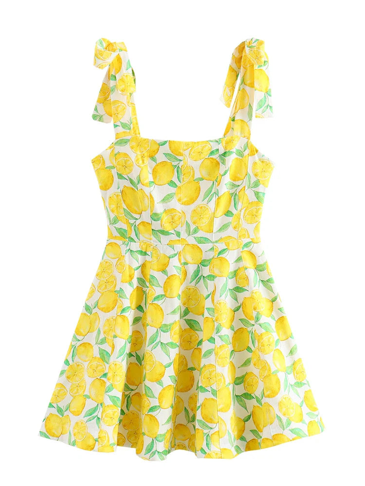 Melonie™ - Lemon Summer Dress