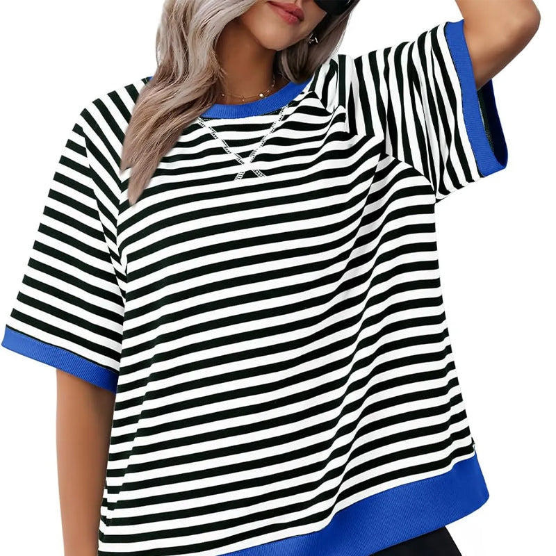 Puck™ - Oversize Striped T-Shirt