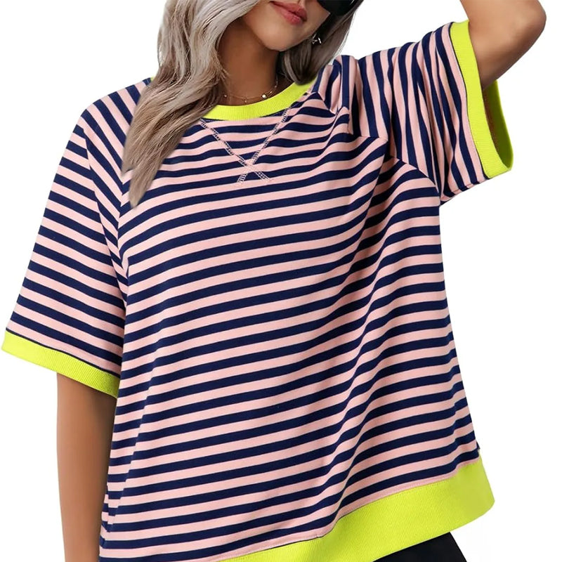 Puck™ - Oversize Striped T-Shirt